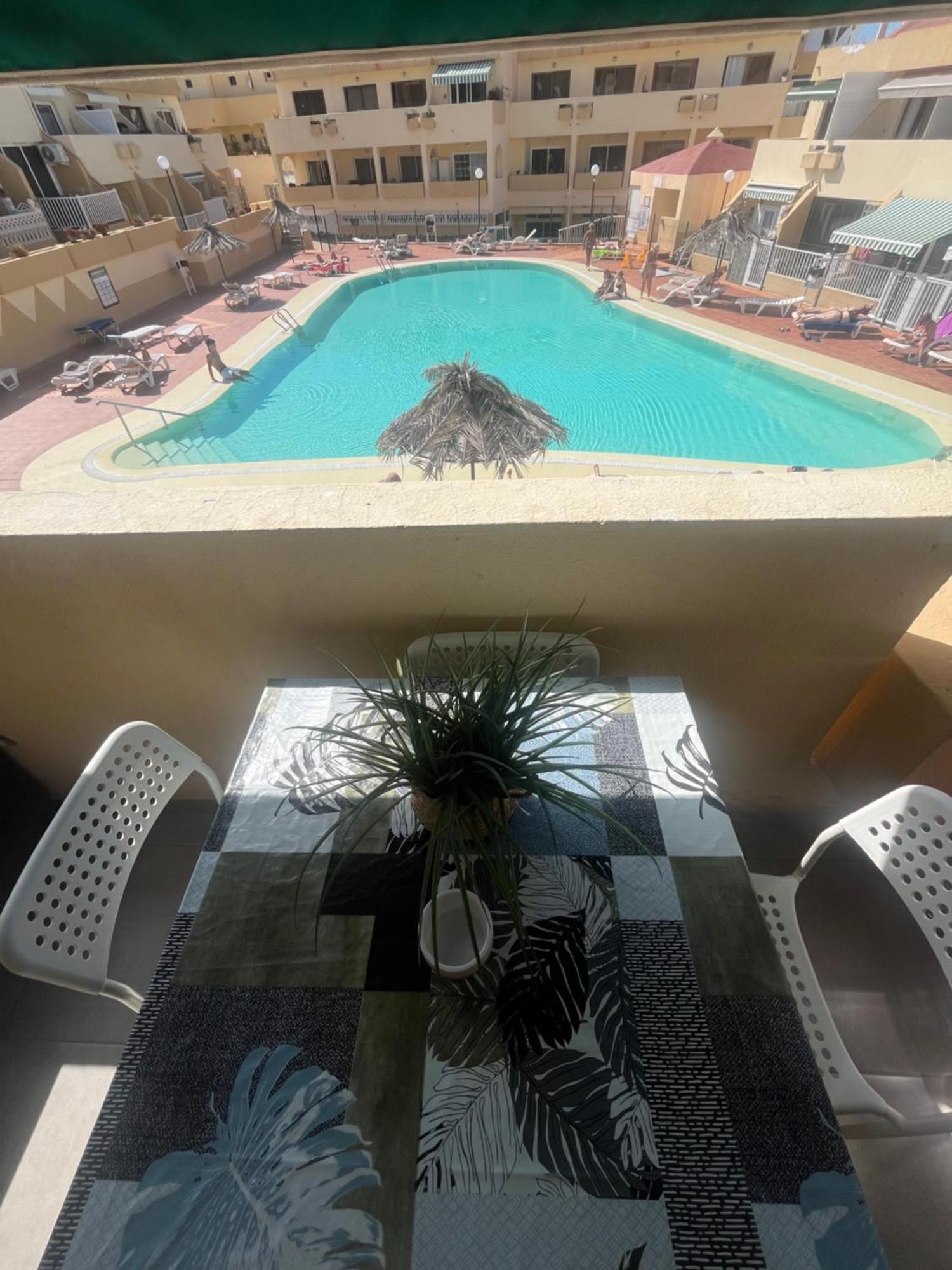 Sunny Pool View & Airco Apartament Symon Mareverde Costa Adeje  Exteriör bild